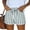 Mint Green-380427BB, variant on Striped Linen Bermuda Shorts for Women High Waisted Wide Leg Bermuda Shorts for Women Rolled Cuffed Hem Walking Shorts for Women with Pocket Pink S