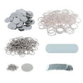 thumbnail image 3 of 100 Button Badges Badges Lapel Pin Badge Making Machine Accessories with Keychain DIY Key Chain, 3 of 8