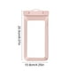 thumbnail image 3 of Funda impermeable para teléfono Estuche impermeable universal para móviles | PVC con certificación IPX8 | Se adapta a smartphones de hasta 6,5" | Pantalla táctil frontal transparente | Cordón seguro, 3 of 6