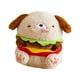 thumbnail image 5 of Peluche de hamburguesa con queso divertido, juguete de peluche, almohada de peluche de perro lindo, decoración de la habitación, juguete de peluche de, 5 of 9