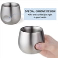 thumbnail image 4 of Stainless Steel Espresso Cups 4Pcs, 150Ml Double Wall Insulated Unbreakable Tumbler Small Cup for Outdoor Picnics, 4 of 7