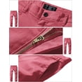 thumbnail image 4 of Pantalones Match Hombre Slim Ajustado con Frente Plano Casual Rosa Talla 40, 4 of 5