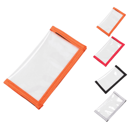 2PC Fishing Lure Wraps Durable Clear PVC Lure Wrap for Fishing Rod Saltwater Hook Covers Fabric Lures Protector (Orange)