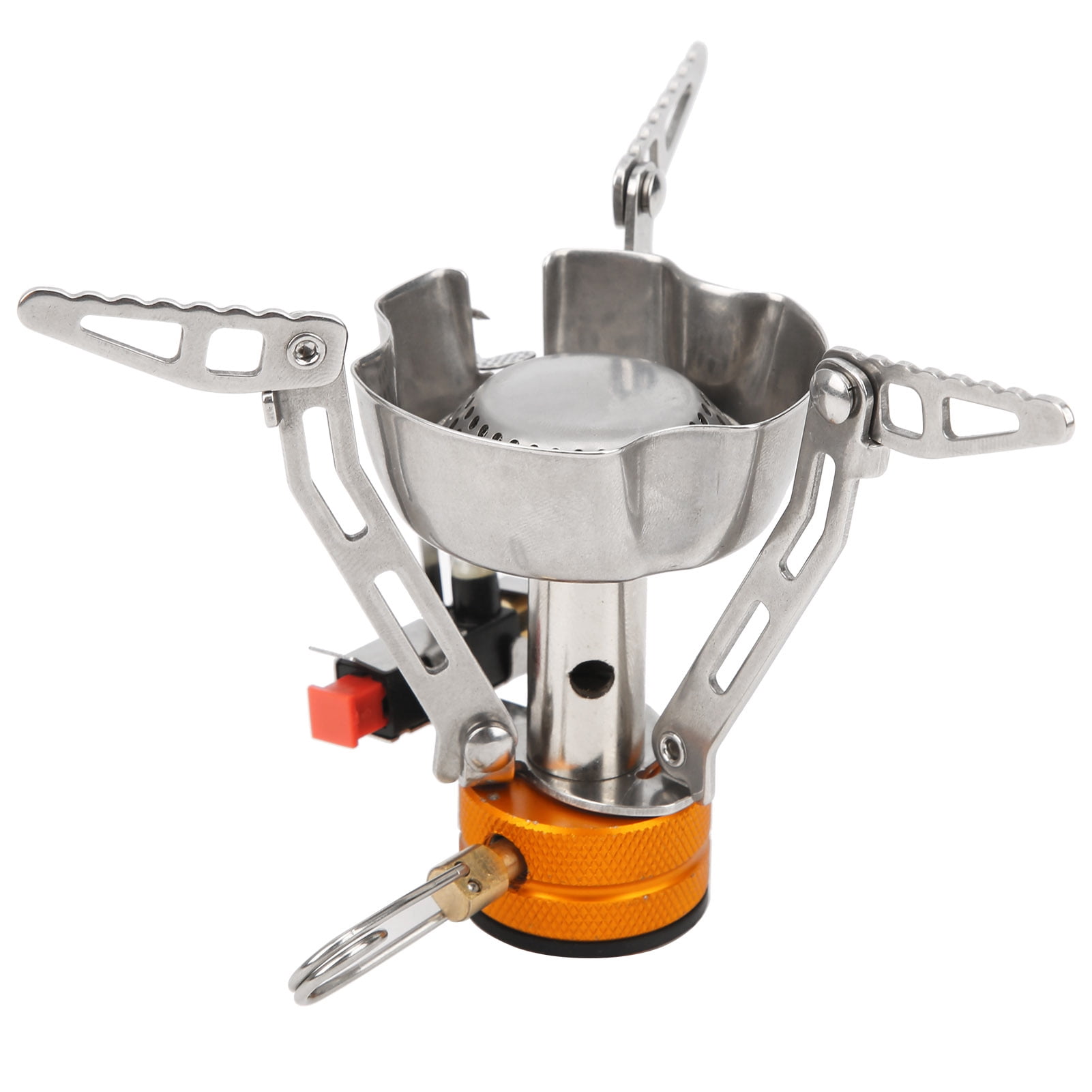 Mini Gas Stove, Portable Exquisite Stainless Steel Mini Camping Oven, for Outdoor Hiking