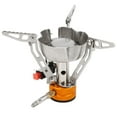 thumbnail image 1 of Mini Réchaud à Gaz, Mini Four de Camping Portable en Acier Inoxydable Exquis, pour Randonnée en Plein Air, 1 of 8