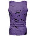 thumbnail image 5 of KPOPLK Mens Sports Fitness Basketball Training Round Neck Loose Outdoor Running Quick Drying Breathable Sleeveless T Shirt Vest M Purple, 5 of 5