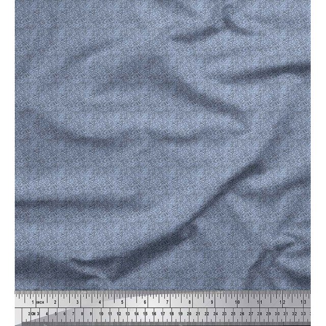 Soimoi Moss Georgette Fabric Marble Stone Texture Small Decor Fabric Printed Yard 42 Inch Wide