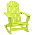 thumbnail image 1 of vidaXL Garden Adirondack Rocking Chair Solid Fir Wood Green, 1 of 4