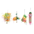 thumbnail image 2 of Bird Shredding Toy,  Free Hanging Bird Foraging Toy With Bell For Parrots For Cockatiel, 2 of 8