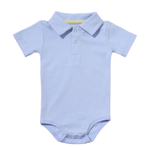 Odeerbi Chaquetas de Golf de Manga Corta Con Cuello de Algodón Para Niños y Niñas