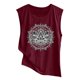 thumbnail image 3 of Gibobby Blusa de mujer TopsO NeckPartyStylish T-shirt(Rojo,CH), 3 of 5