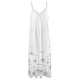 thumbnail image 5 of Pyramidal cells on white Sleeveless Dress women party dresses wedding guest dress women's clothing korea stylish, 5 of 6