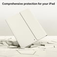 thumbnail image 3 of Funda con teclado BQDIYOO para iPad 9ª, 8ª y 7ª generación de 10,2 pulgadas, color crema, 3 of 8