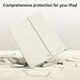 thumbnail image 3 of Funda con teclado BQDIYOO para iPad 9ª, 8ª y 7ª generación de 10,2 pulgadas, color crema, 3 of 8