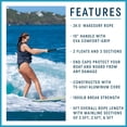 thumbnail image 5 of ZUP Adjustable 24.5' Wakesurf Rope with 10" Handle and EVA Comfort Grip,..., 5 of 6