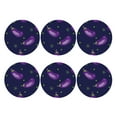 thumbnail image 2 of Disketp Eggplant Funny Coasters,6 Pcs Leather Coasters With Holder, Perfect Housewarming Hostess Gifts,Protect Furniture From Water Marks Scratch And Damage, 2 of 9