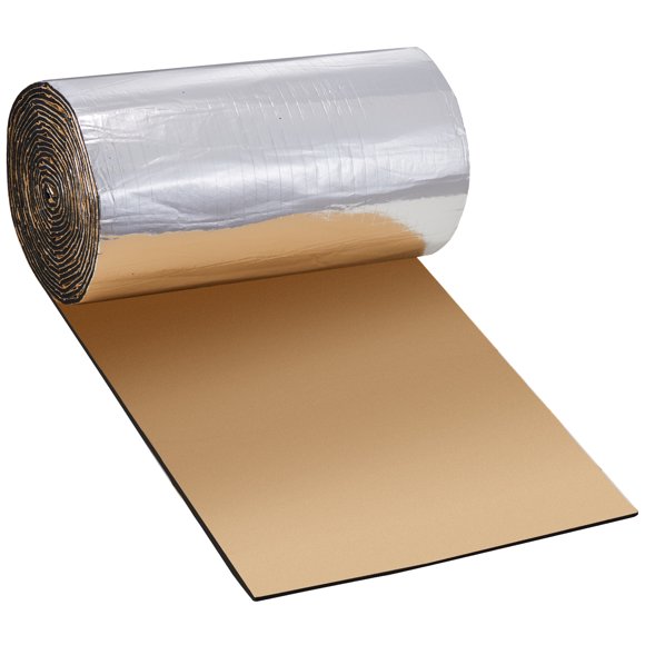 Sound insulation pad roll aluminum foil foam 36sq.ft uncharged