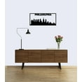 thumbnail image 2 of Philadelphia City Skyline Landscape - Beautiful Solid Steel Home Decor Decorative Accent Metal Art Wall Sign, 2 of 3