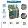 thumbnail image 7 of Table Runner Dresser Scarves 90 Inch Long, Watercolor Cactus and Flowers on Wood Linen Dining Table Runners Teal Brown Tabletop Scarf for Wedding Holiday Party Kitchen, 7 of 7