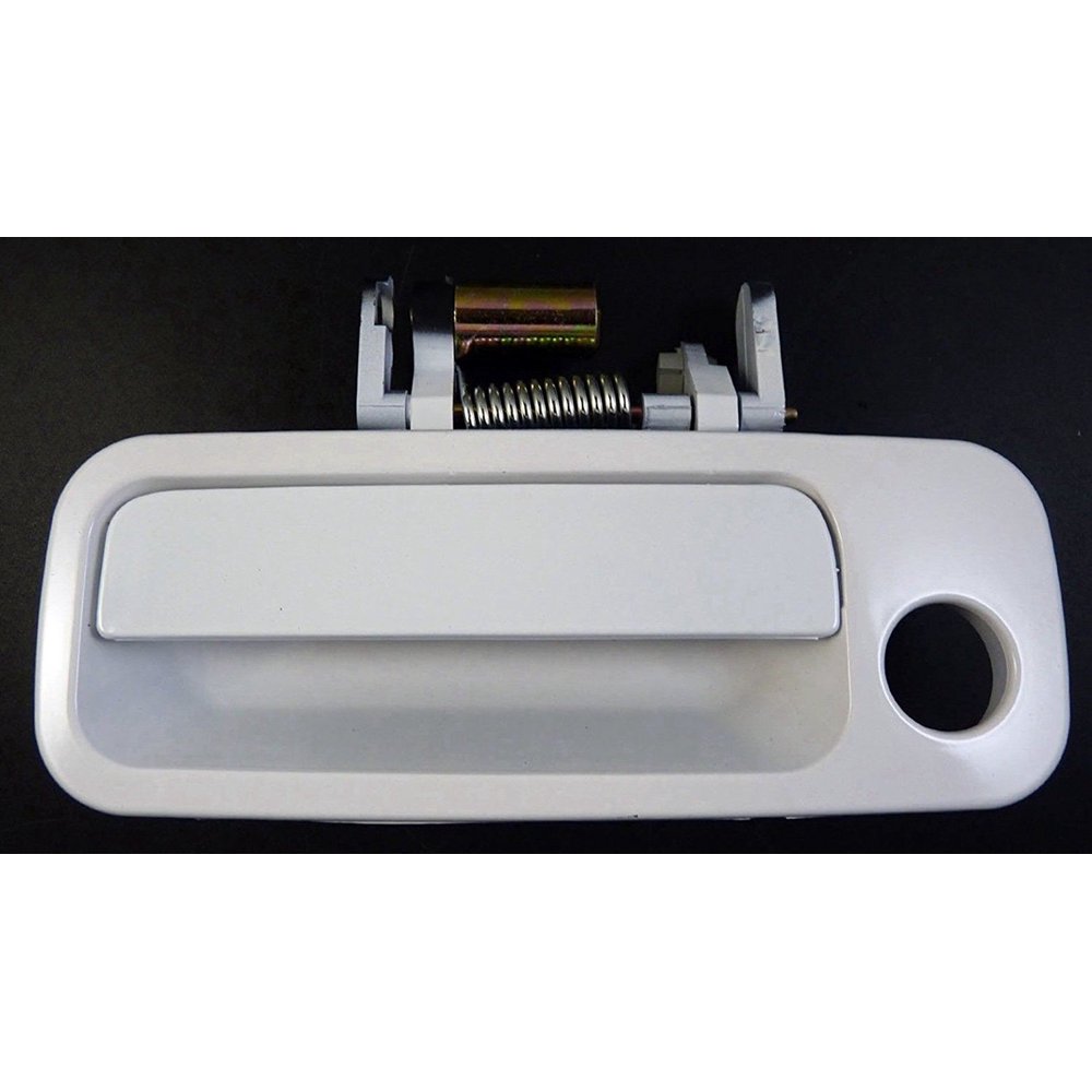 Exterior Front Left Driver Side White Door Handle For 1997 1998 1999