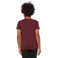 thumbnail image 2 of Bella Canvas Jersey Short-Sleeve Tee 3001Y, XL, Maroon, 2 of 2