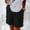 Black, variant on Shorts for Women’s Casual Solid Sport Shorts with Elastic Waist and Pockets for Everyday Comfort and Playful Movement Blue L