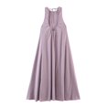 thumbnail image 2 of Women Sleeveless Maxi Dress Loose Fit A Line Long Dress Casual Summer Vacation Flowy Tank Dress, 2 of 6