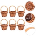 thumbnail image 4 of 6pcs Basket de manos en miniatura Rural creatividad creativa Props de diseño de la fiesta Cestas, 4 of 7