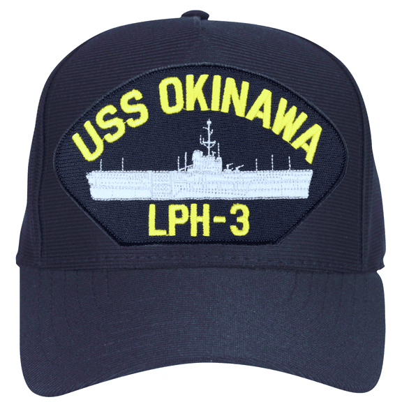 USS Okinawa LPH-3 Ships Ball Cap