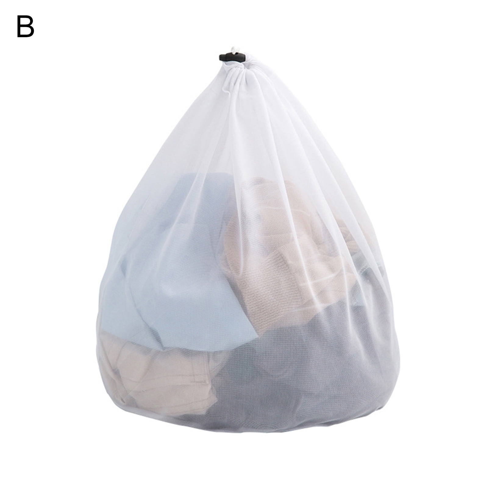 Laundry Bag Household Washing Machine Anti-deformation Washing Clothes Mesh Bag Bundle Mouth Protective Washing Bag Rebrilliant Size: Medium (19.6 H
