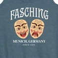 thumbnail image 3 of Instant Message - Fasching Masks  - Women's Racerback Tank Top, 3 of 6