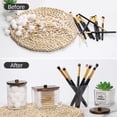 thumbnail image 4 of Dispensador de bolas y bastoncillos de algodón Tbestmax Qtips Holder 300/200 ml, 4 of 7