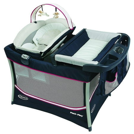 Graco Pack N Play Playard Everest W Removable Bassinet Changing Station Ayla