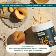 Nuzest - مسحوق بروتين البازلاء - بروتين نظيف خالي من الدهون، نباتي ممتاز، خالي من الألبان، خالي من الغلوتين، فانيليا ناعمة خالية من الكائنات المعدلة وراثيًا، 8.8 أونصة