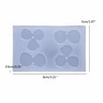 thumbnail image 7 of UNTERING Petal mold Flower Earring Silicone Molds Epoxy Resin Mold Resin Pendant Jewelry Keychain Making Tool Non-stick, 7 of 7