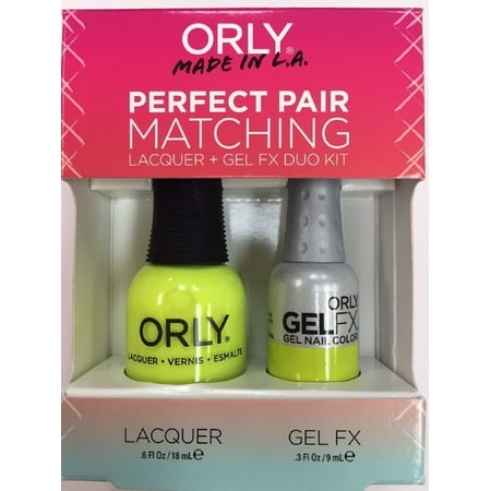 Nail Duo - ORLY- Nail Lacquer Duo Kit- Glowstick (Lacq + Gel)
