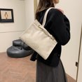 thumbnail image 4 of Bolso Hobo Elegante para Mujer Hombro PU Diario Con Cierre Vintage, 4 of 9