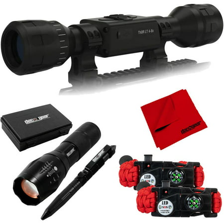 ATN THOR-LT 4-8X Thermal Rifle Scope TIWSTLT148X with Tactical Survival (Best Scope For Henry Survival Rifle)
