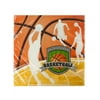 16 Pack Team Sports Basketball Lunch Napkins 12 7/8 X 12.75, 24 Count