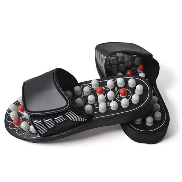 Zapatillas de Masaje para Pies, ReflexologíA Podal, Acupuntura, Masajeador, Zapatos de Piedra, Acupuntura, Masajeador de Adoquines.