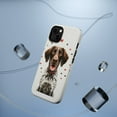 thumbnail image 5 of DistinctInk Tough Case for Apple iPhone 13 MINI (5.4" Screen), Compatible with MagSafe Charging - Valentine's Day German Shorthaired Pointer, 5 of 6