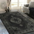 thumbnail image 2 of Allstar Rugs 8'x10' Rectangle Persian Kashan Cotton Rug Graphite Gray/Ivory, 2 of 3