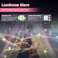 thumbnail image 3 of Bed Canopy with Lights, Bed Canopy for Girls Princess with Luminous Stars, Canopy Bed Curtains for Twin to King Size Bed, Baby Kids Adult Indoor Decor Bedroom Reading Nook Outdoor Camping, Rainbow, 3 of 13
