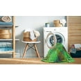 thumbnail image 2 of Ahgly Tapis d'Intérieur Lavable en Machine Carré Transitionnel Vert Lime Foncé, 3 Pieds Carré, 2 of 7