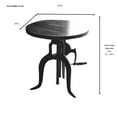 thumbnail image 2 of Carolina Classics Tanvi Adjustable Crank Accent End Table Brown, 2 of 9
