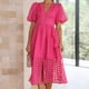 thumbnail image 1 of Vestido casual de mujer Vestido de verano de cintura alta Puff Manga corta con cuello en V Vestido de mujer FLhrweasw Nuevo, 1 of 7