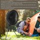 thumbnail image 2 of Ventilador Portátil para Acampar con Panel Solar USB Negro shaofei, 2 of 5