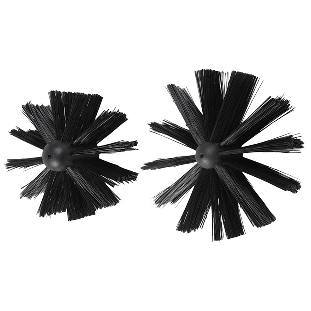 Milisten Chimney Cleaning Set Chimney Cleaning Brush Black Plastic 2Pcs