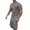 Grey, variant on JHLZHS Fall Outfits for Men Men's Summer Track and Field Suit Plus Size Short Sleeves O Neck Sport Set Casual Small Coconut Print 70 S Outfit for Men Gold Mens New Fall Clothing