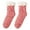 X4 Pink, variant on Ticikt Women's Soft Sole Slipper Socks with Grippers, Thick Warm Cozy Sherpa Lined Home Socks Set, Knitted Non- Fluffy Winter House Bedroom Slippers